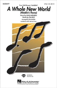 A Whole New World Two-Part choral sheet music cover